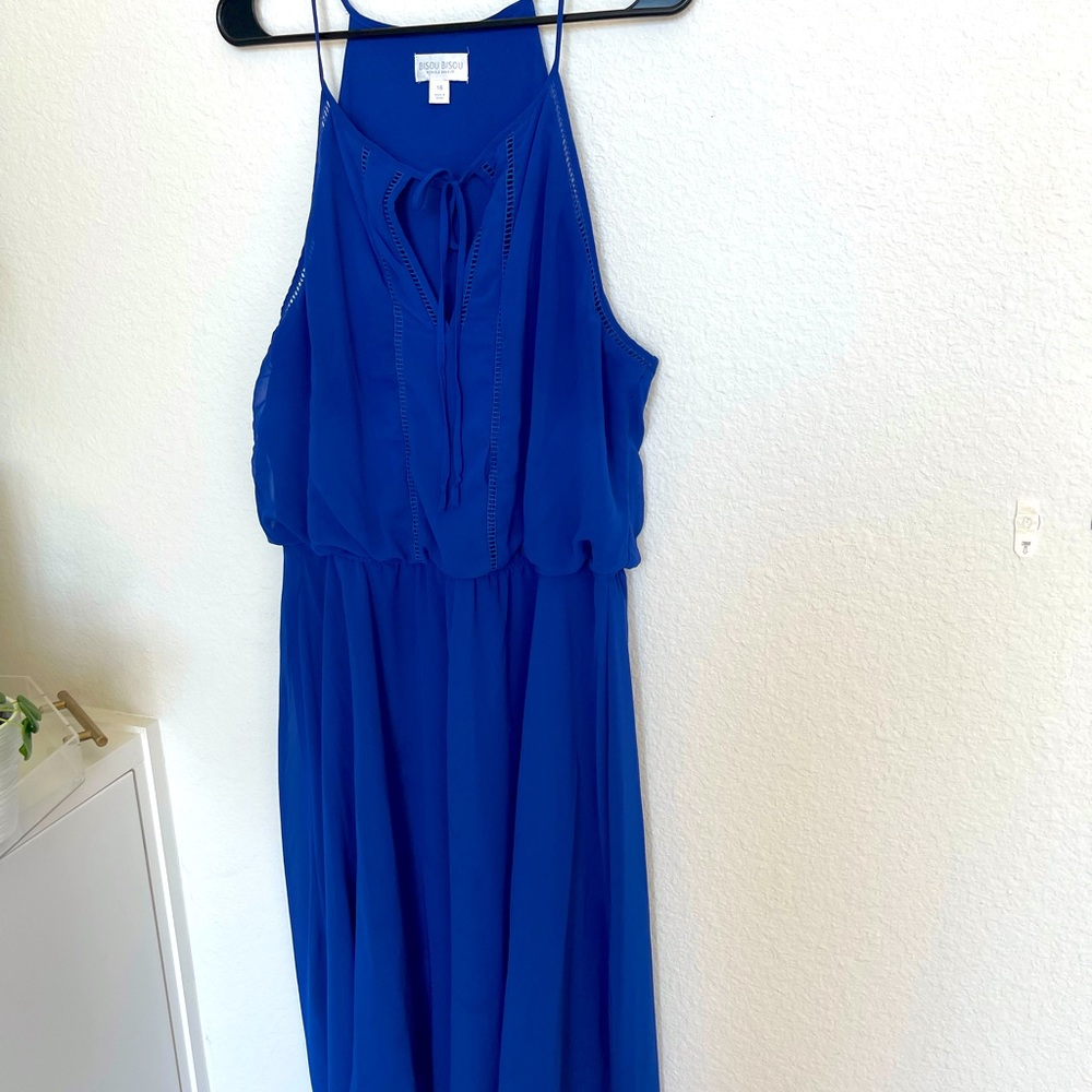 BISOU BISOU Royal Blue Dress